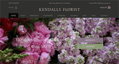 Desktop Screenshot of kendallsflorist.co.uk